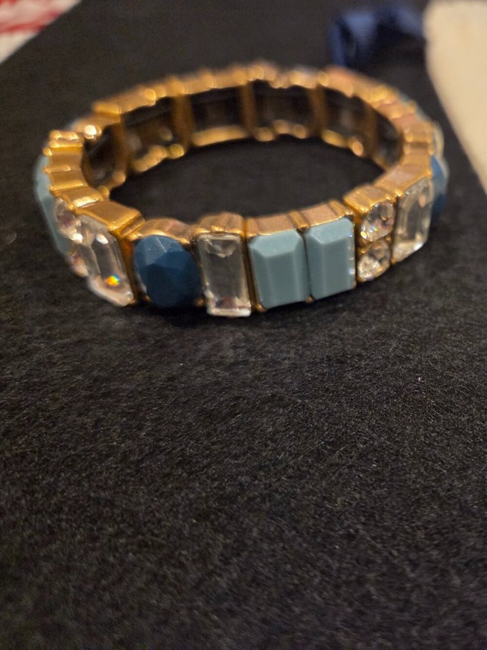 90's Vintage Chloe & Isabel (aka J Crew) Blues Stretch Bracelet